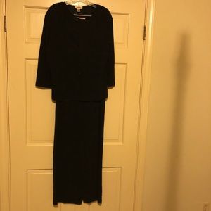 Talbots maxi dress with jacket